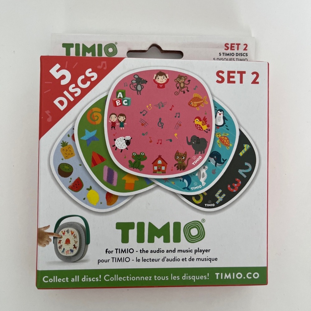 TIMIO Set #2 - 5 Discs Set TMD-02 Interactive & Educational Discs - Never Opened